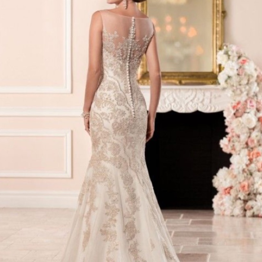 Stella York Champagne Wedding Gown
